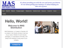 Tablet Screenshot of mas-dist.com